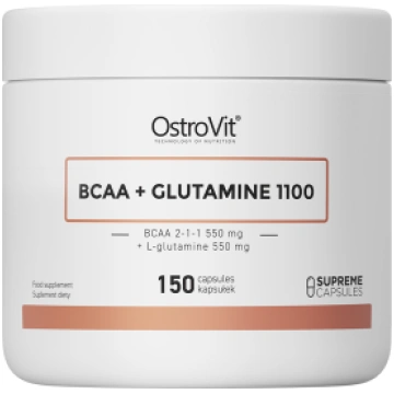 BCAA + Glutamine 1100 mg OstroVit 150 caps