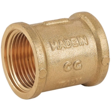 Mufta 3/8"x3/8", misiņa | C002001 | 4752083131695 