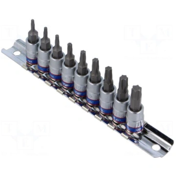 Socket: Torx®-bit-set | 1/4" | 9pcs. KING TONY 210