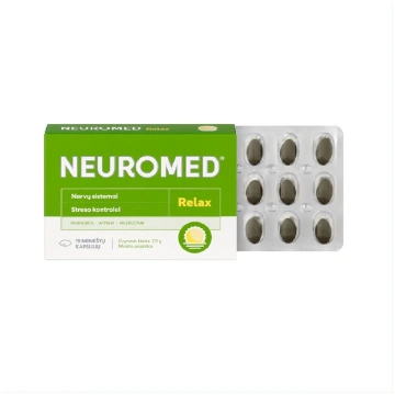 NEUROMED RELAX, mīkstās kapsulas, N15 Valentis