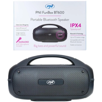 PNI FunBox BT600 portable speaker, with Bluetooth,
