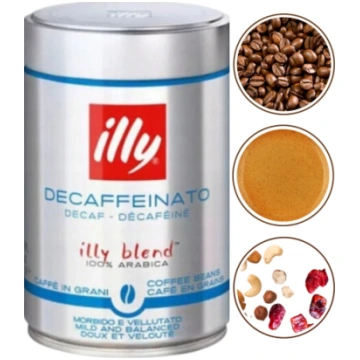 Kafijas pupiņas illy Espresso Decaffeinato 250 g 8