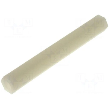 Screwed spacer sleeve | hexagonal | polyamide | M3