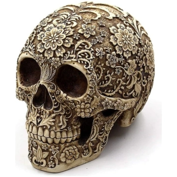 Wynameleri Creative Skull Flower Sculpture 8,1 col