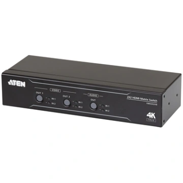 Aten | 2x2 True 4K HDMI Matrix Switch with Audio D