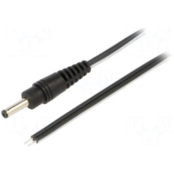 Cable | 2x0.5mm2 | cables,DC 3,5/1,3 plug | straig