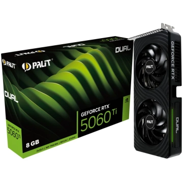 Palit GeForce RTX 5060 Ti Dual NVIDIA 8 GB GDDR7 |