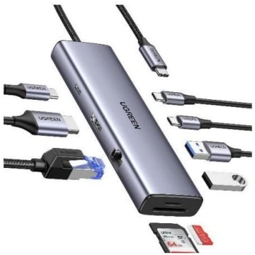 Hub Ugreen Cm498 Usb-c / 2xusb-a, 2xusb-c, Hdmi, V