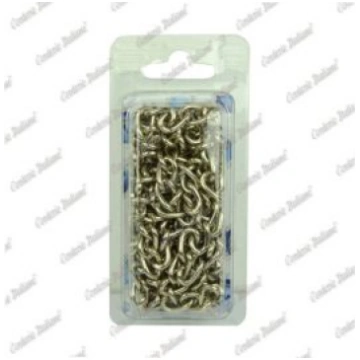 Catena gourmette Ø 1,2 mm, interno maglia 4,5 mm x