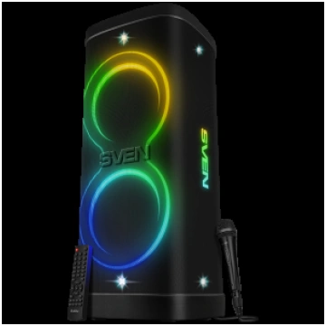 Speaker Party Box SVEN PS-1250, black (300W, TWS, 
