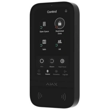 AJAX KEYPAD TOUCHSCREEN BLACK 58454