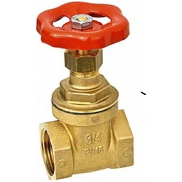 Misiņa aizbīdņa ventīlis 1"1/4"", PN16, BUGATTI, 0