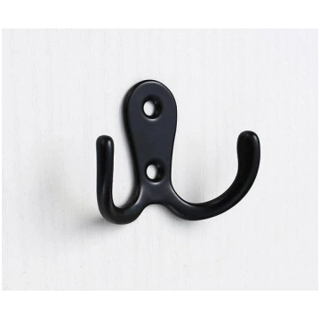 Double wall hanger - black - A2700 - Metal hook fo