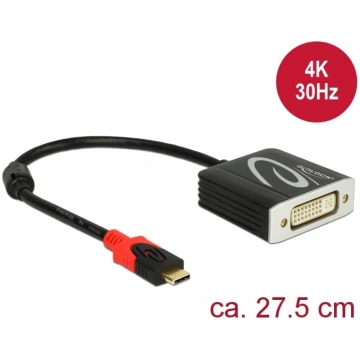 Delock Adapter USB Type-C™ male > DVI female (DP A