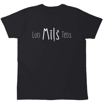 T-krekls ar uzrakstu "Ļoti mīļš tētis" Latviešiem 