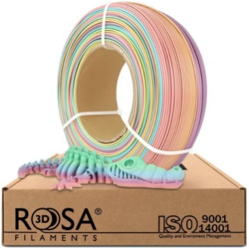 ROSA3D Filament Refill PLA Rainbow Pastel 1,75mm 1