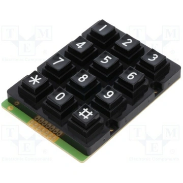 Keypad: plastic; No.of butt: 12; none; plastic; 20