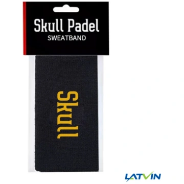 SKULL PADEL L sviedru aproce melna/zelta (wristban