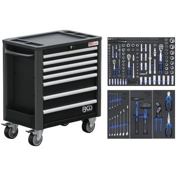 WORKSHOP TROLLEY | 7 DRAWERS | EXTRA LOW TOTAL HEI