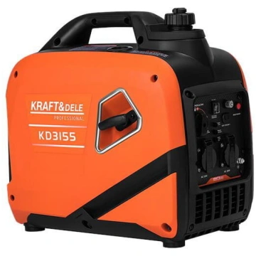 Benzīna invertora ģenerators KD3155, 2,6 kW 230 V 