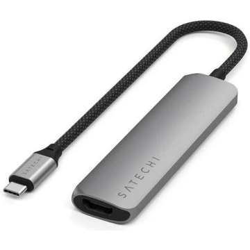 Satechi 4-in-1 Usb-c Slim Multiport Adapter 4k, pe