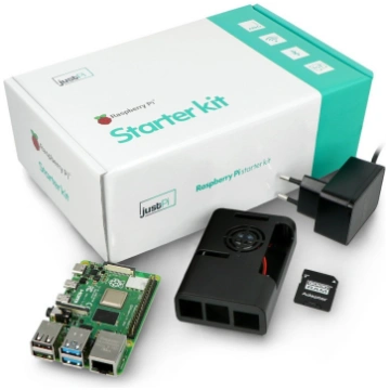 JustPi StarterKit with Raspberry Pi 4B WiFi 4GB RA