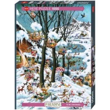 Heye Puzzle 1000 el. Raj w zimie, Ryba GXP-776973 