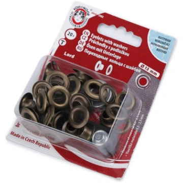 Iesitamie riņķīši / Luversi Ø13mm - 2 antīka misiņ