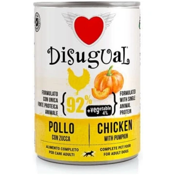 DISUGUAL CANE VEGETABLE ADULTO POLLO & ZUCCA LATTI