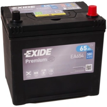 EXIDE PREMIUM EA654 12V 65Ah 580 A(EN) 230x172x220