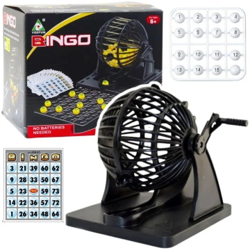 LEANToys klasiskā ģimenes bingo spēle ar loto auto