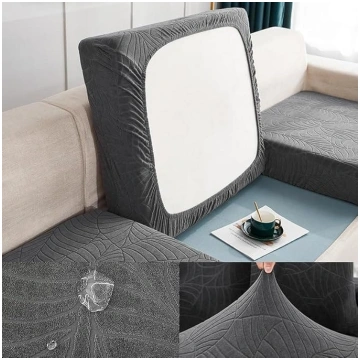 Waterproof Sofa Seat Cushion Cover, Stretch Jacqua