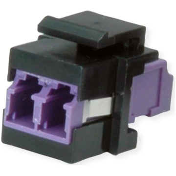 ROLINE Fiber Optic Keystone Jack, LC/LC Duplex, Mu
