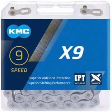 KMC Ķēde X9 114 posmi EPT BOX (-) 1551149