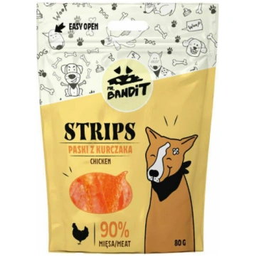 Mr. Bandit Dog Strips Chicken vistas gaļas strēmel