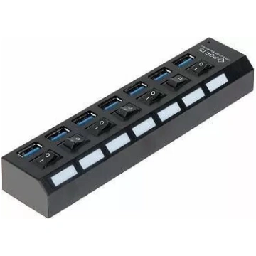 KO HUB-USB3.0-1/7 USB centrmezgls ar 7x USB-A 3.0 
