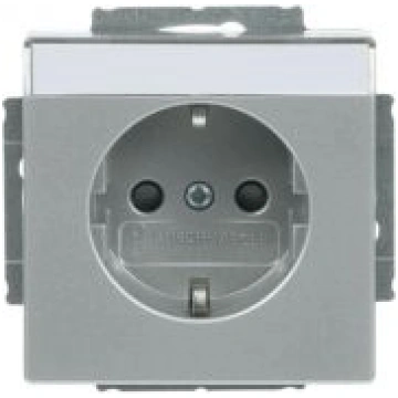 SCHUKO® Socket insert with labelling field Safety 