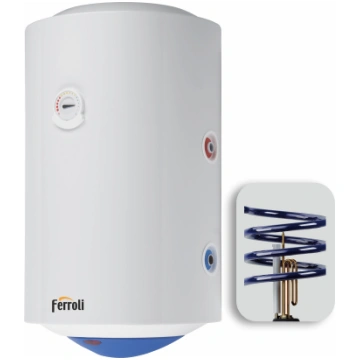 Kombi.boiler. 150 l vertikalais Calypso MT 2 spirā