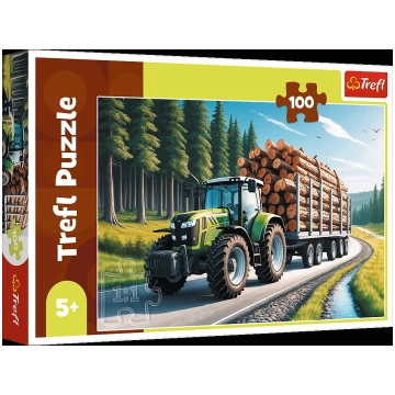 TREFL TREFL Puzle Meža traktors, 100 gab