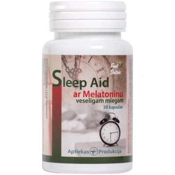 APTIEKAS PRODUKCIJA Sleep Aid ar Melatonīnu veselī
