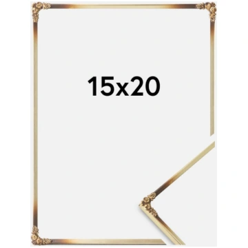 Ramis Rosen Metals Stikls Zelts 15x20 cm Estancia