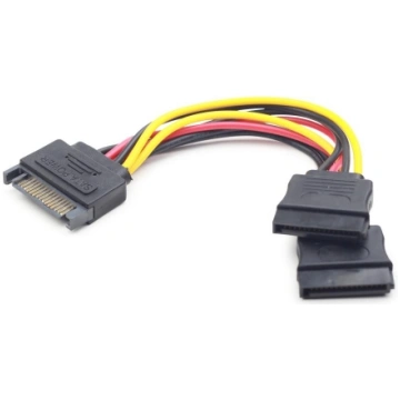 CABLE POWER SPLITTER SATA/0.15M CC-SATAM2F-01 GEMB