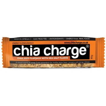 Chia Charge Sea Salt Flakes Chia Seed Flapjack 80g