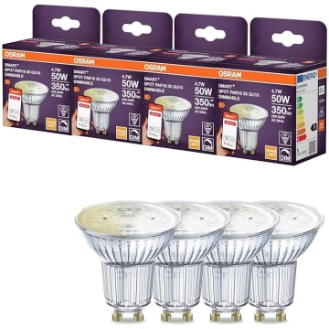 Osram Smart LED Spot PAR16 Reflector GU10, 4,7 W, 