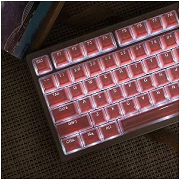 mintcaps Keycaps - 123 taustiņi Crystal Pink Trans