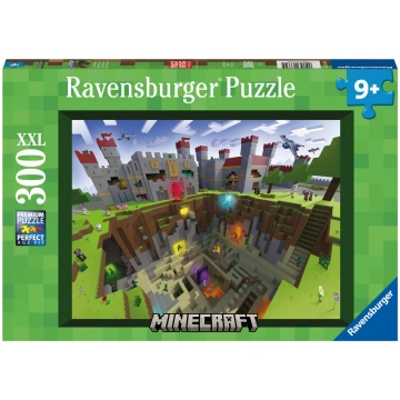Ravensburger Mīklu 300 pcs Minecraft zemes kreking