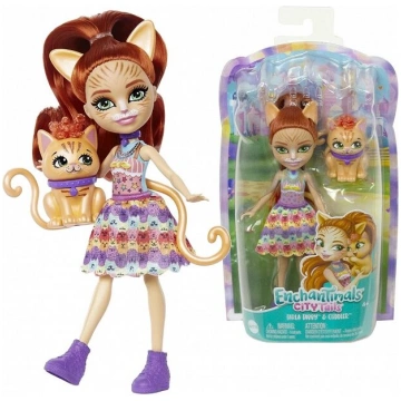 Mattel lelle Enchantimals City Tails Tarla Tabby a