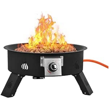 Onlyfire pārnēsājama gāzes ugunskura bedre ar 4 kg