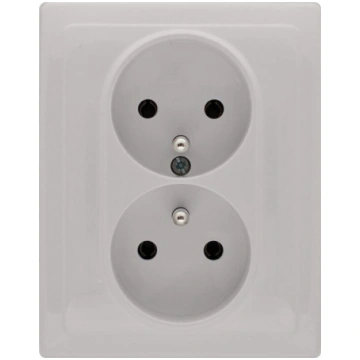 Kos Ligzda Dubults Kos66 Uziemienie 16a 250v Alumi