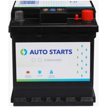 AUTO STARTS STANDARD 12V 40Ah 340A (EN) 175x175x19